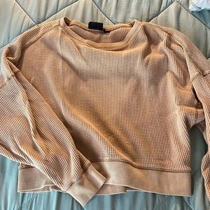 Urban Outfitters muted orange crew neck